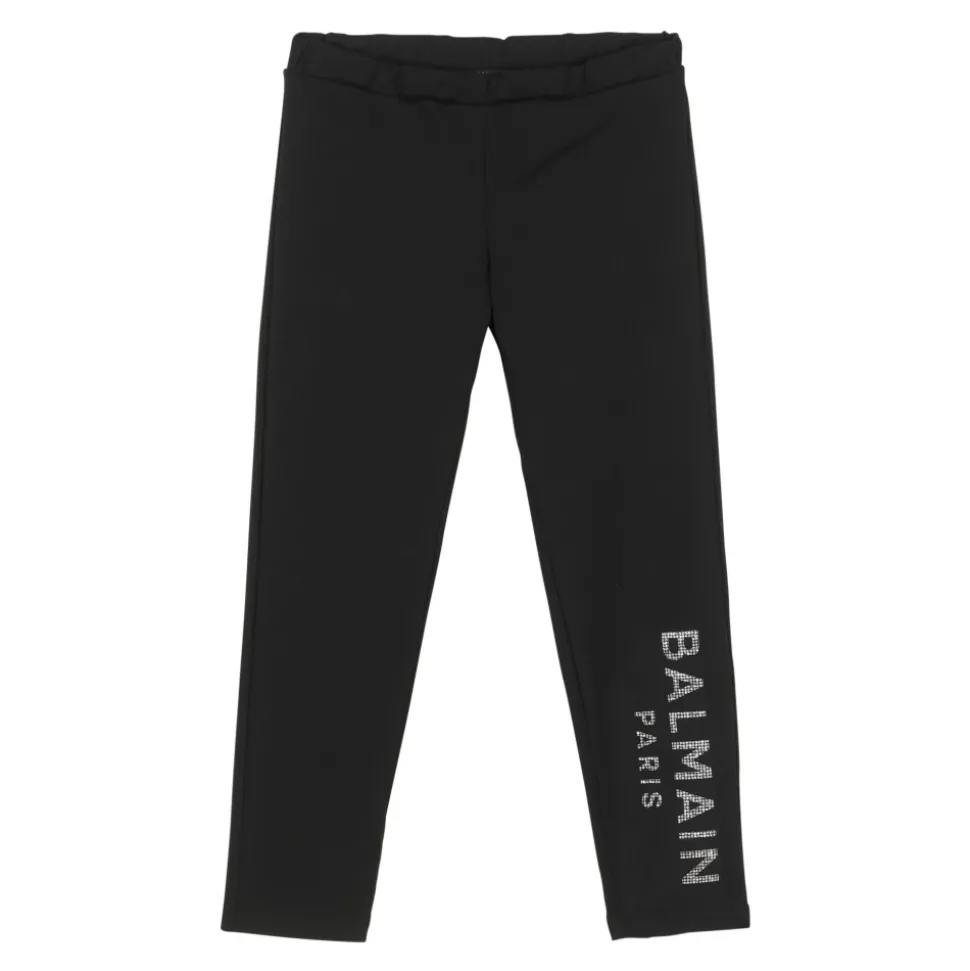 Cotton Leggings with Logo