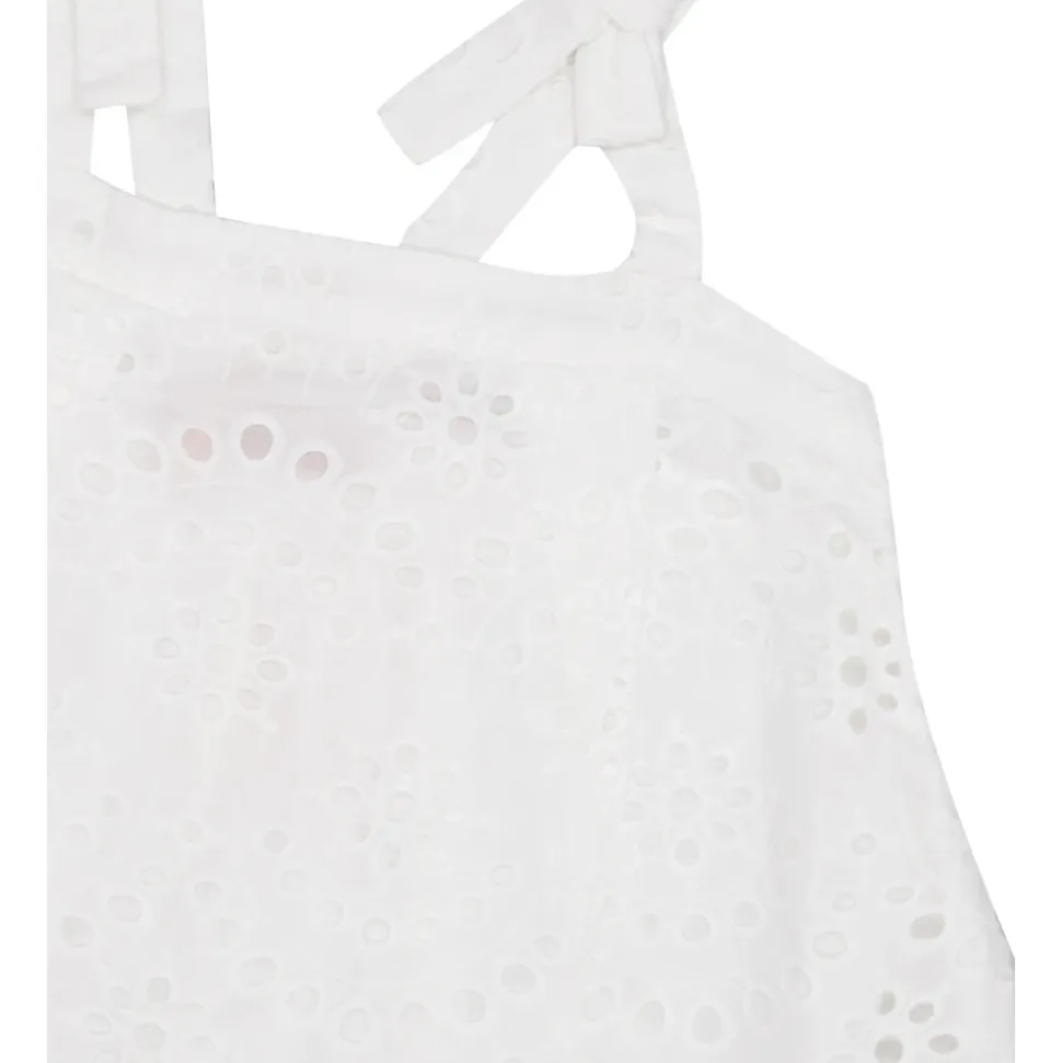 Débardeur en Dentelle Blanche