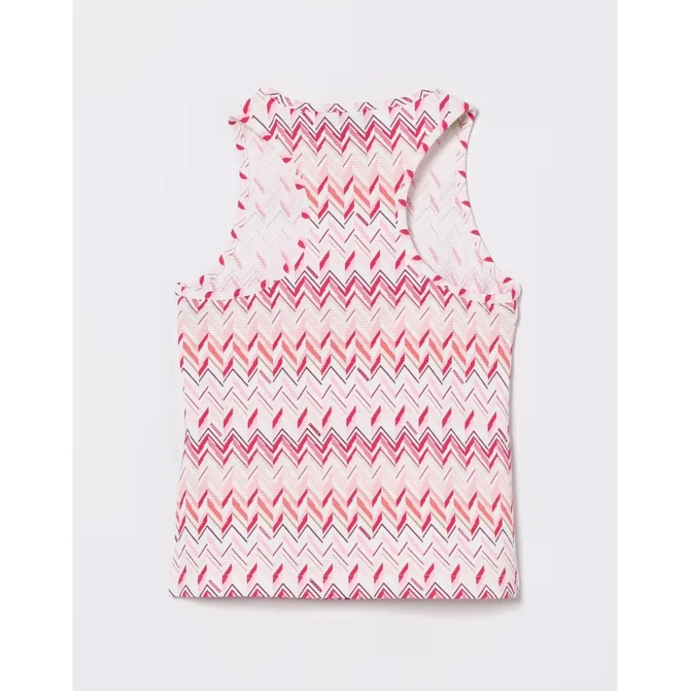 Débardeur à imprimé Chevron