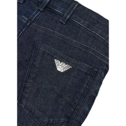 Denim Logo Jeans 5-Poches Fermeture Éclair