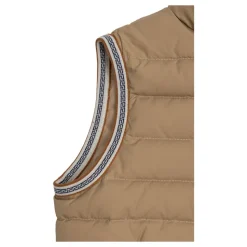 Down Gilet with Turtleneck