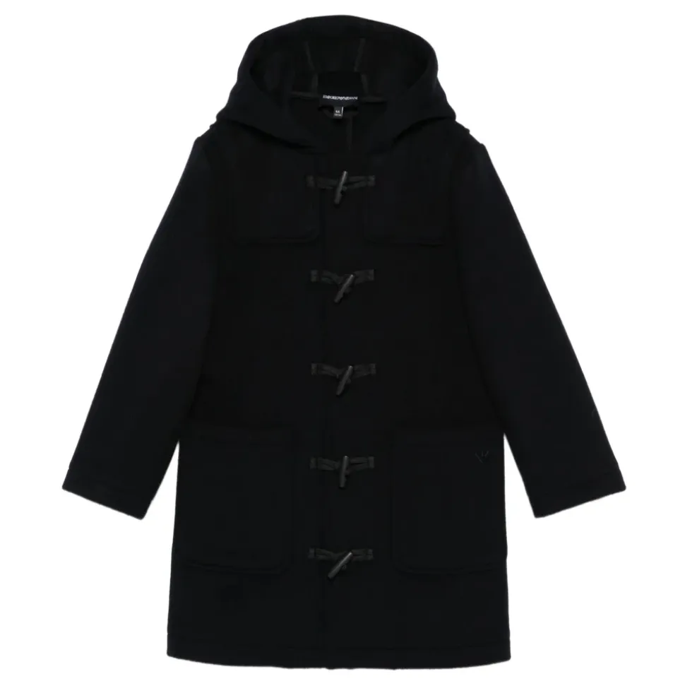 Duffle-coat en drap de laine