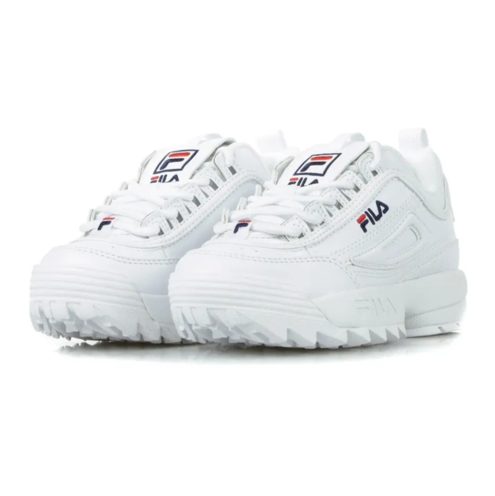 Enfants Blanc Baskets Basses