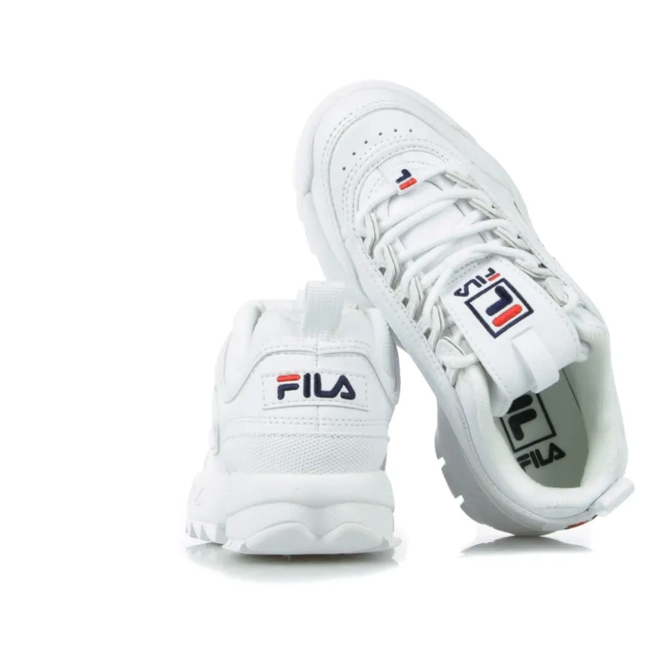 Enfants Blanc Baskets Basses