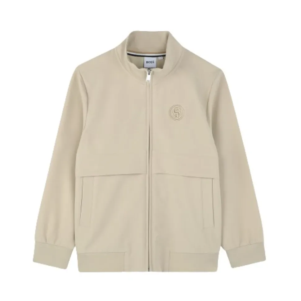 Enfants Gilet Cardigan Beige pour Printemps/Été