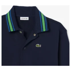 Enfants Veste en Polaire à Boutons Bleu Foncé