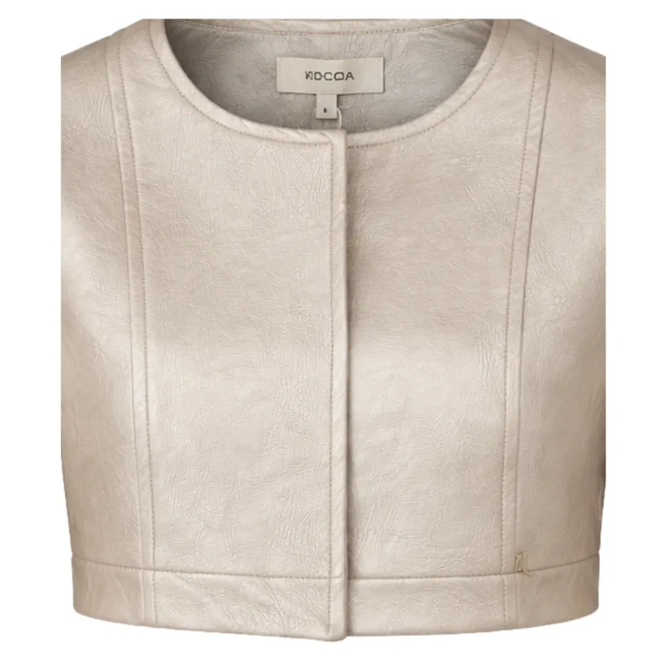 Faux leather jacket