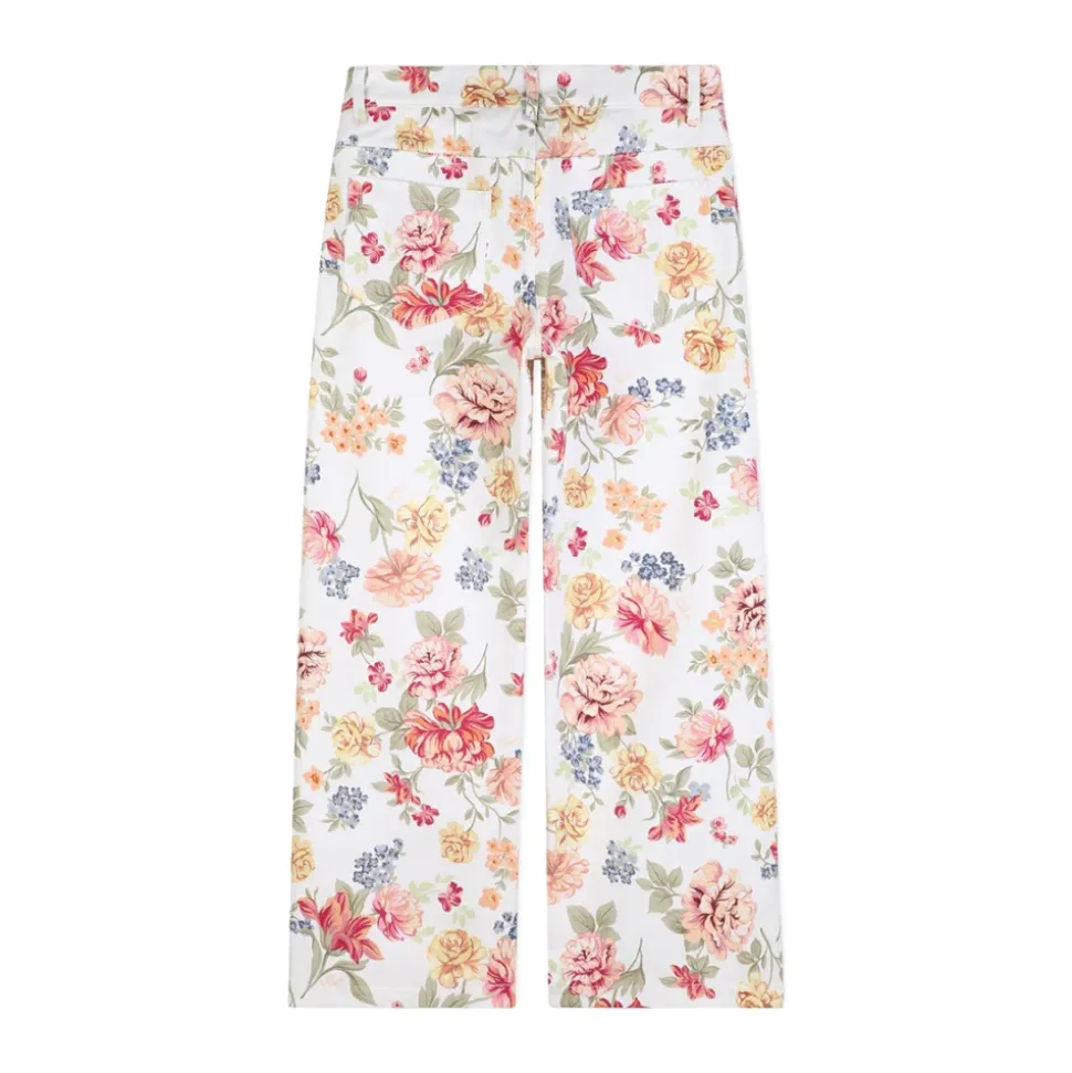 Floral Cotton Pants