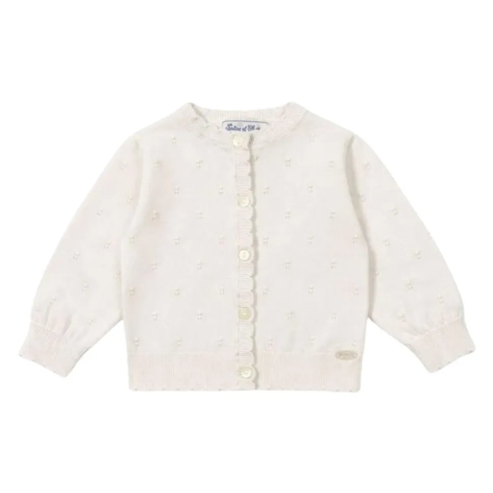 Gilet à bords festonnés
