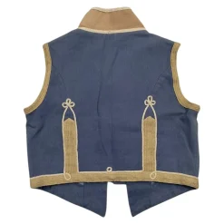 Gilet en denim court