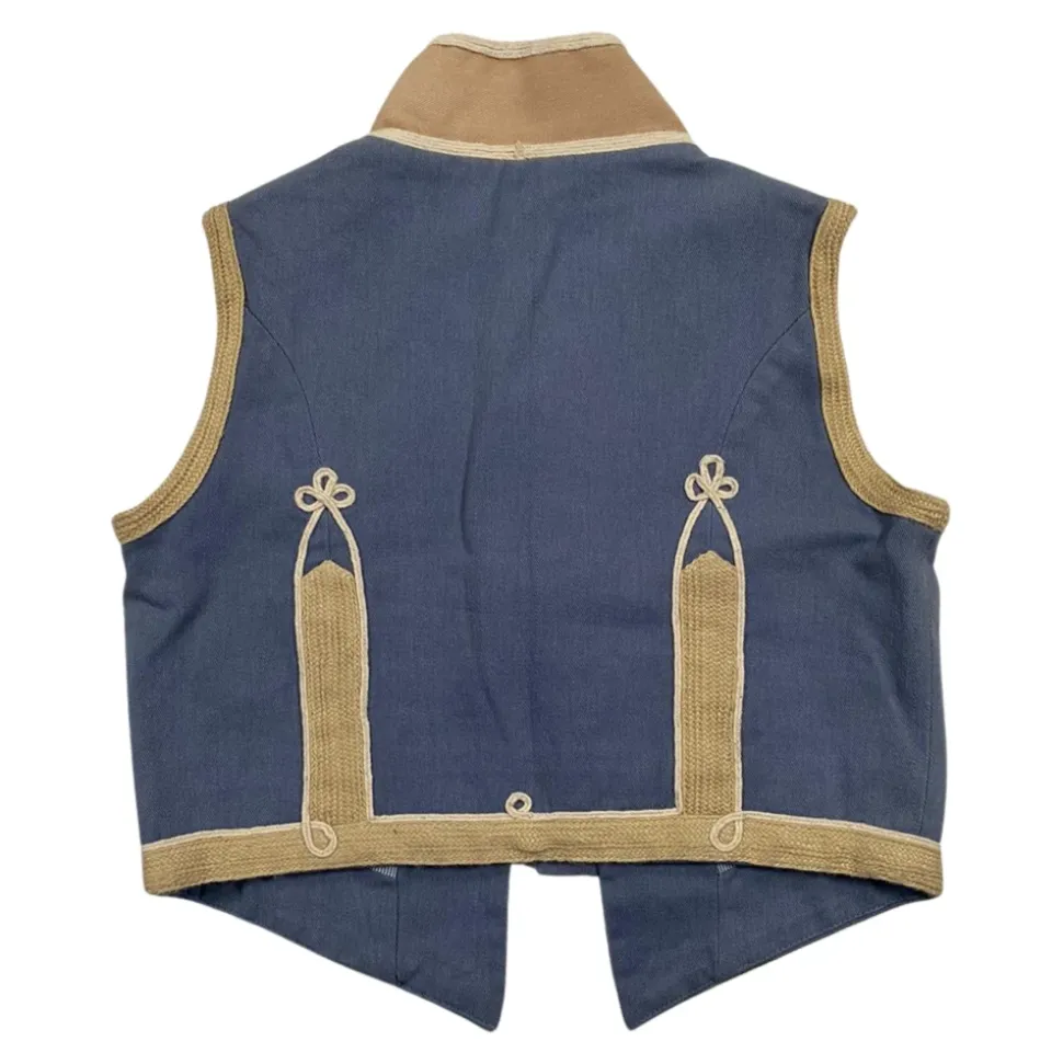 Gilet en denim court
