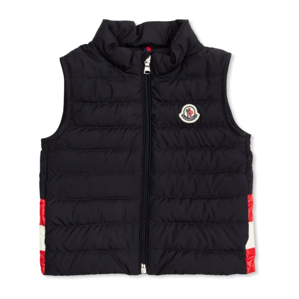 Gilet en duvet avec col montant