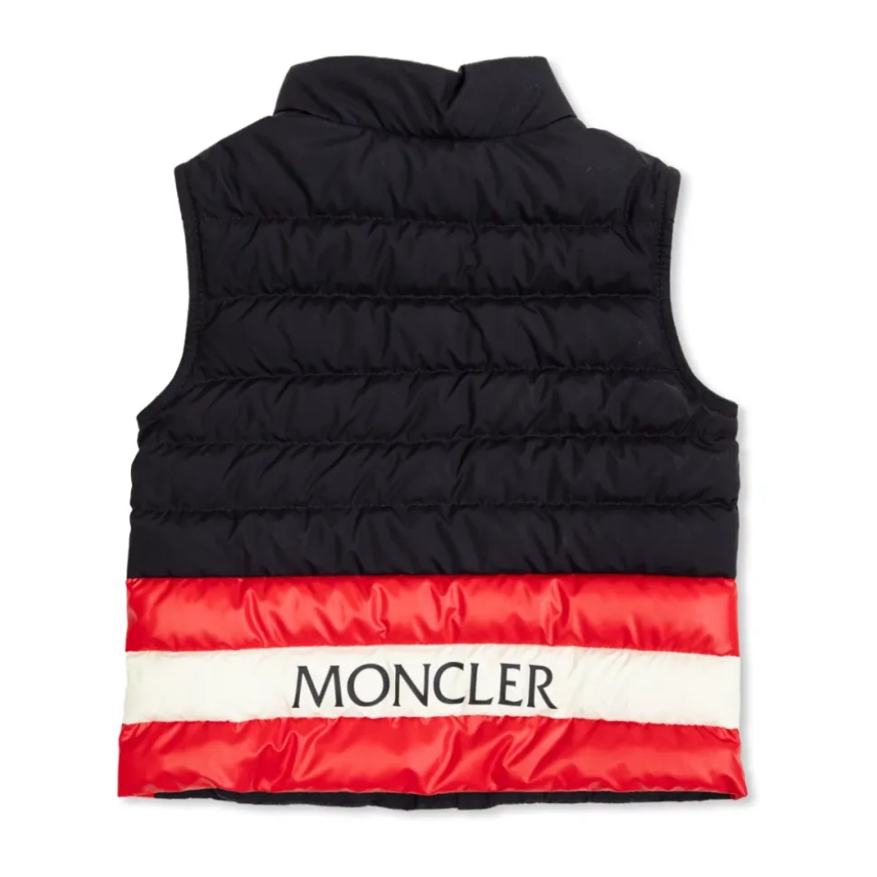 Gilet en duvet avec col montant