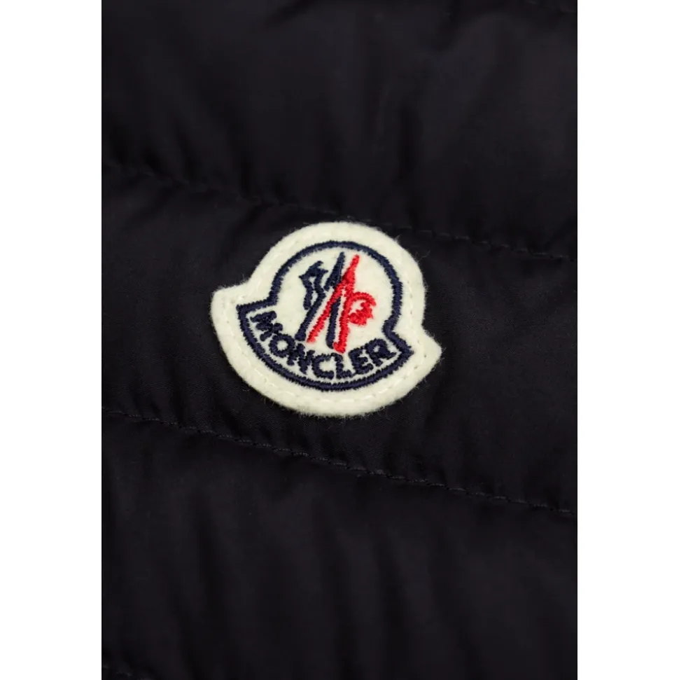 Gilet en duvet avec col montant