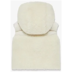 Gilet en Duvet Ivoire pour Bébé Fille