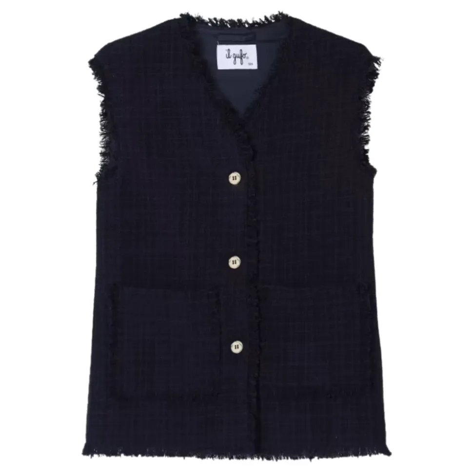 Gilet en tweed