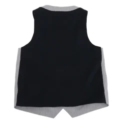 Gilet Logo Bouton Vestes Poches