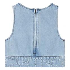 Gilet à logo brodé