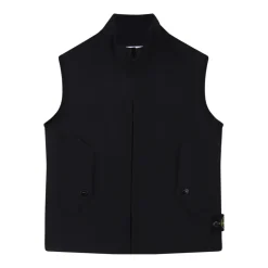 Gilet noir pour enfants avec patch logo