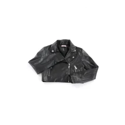 Giubbino Faux Leather Jacket