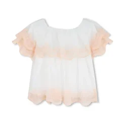 Haut en Tulle Brodé