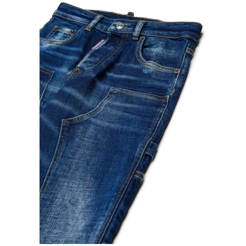 Jean ample taille haute