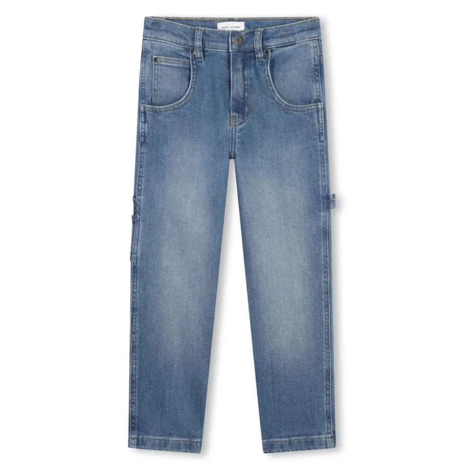 Jean Droit en Denim Bleu