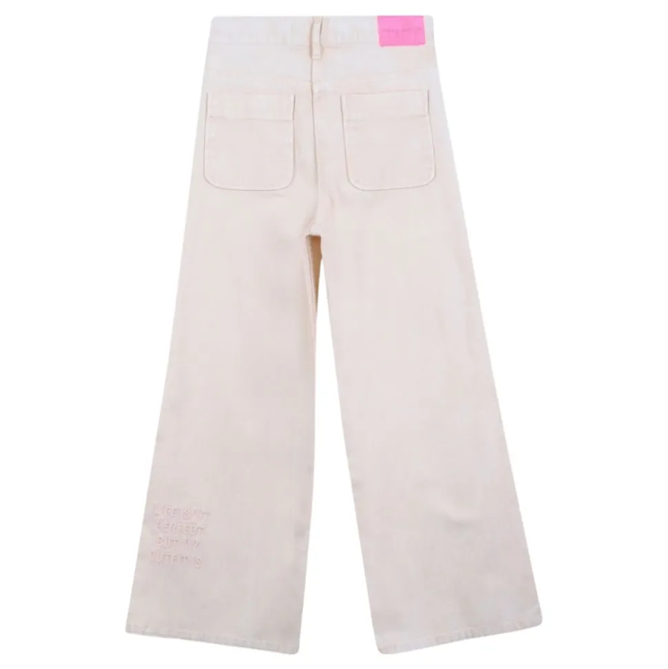 Jeans à écusson logo