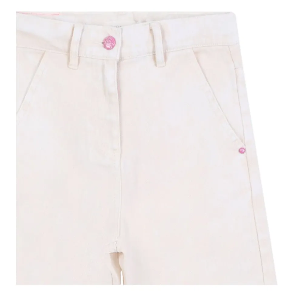 Jeans à écusson logo