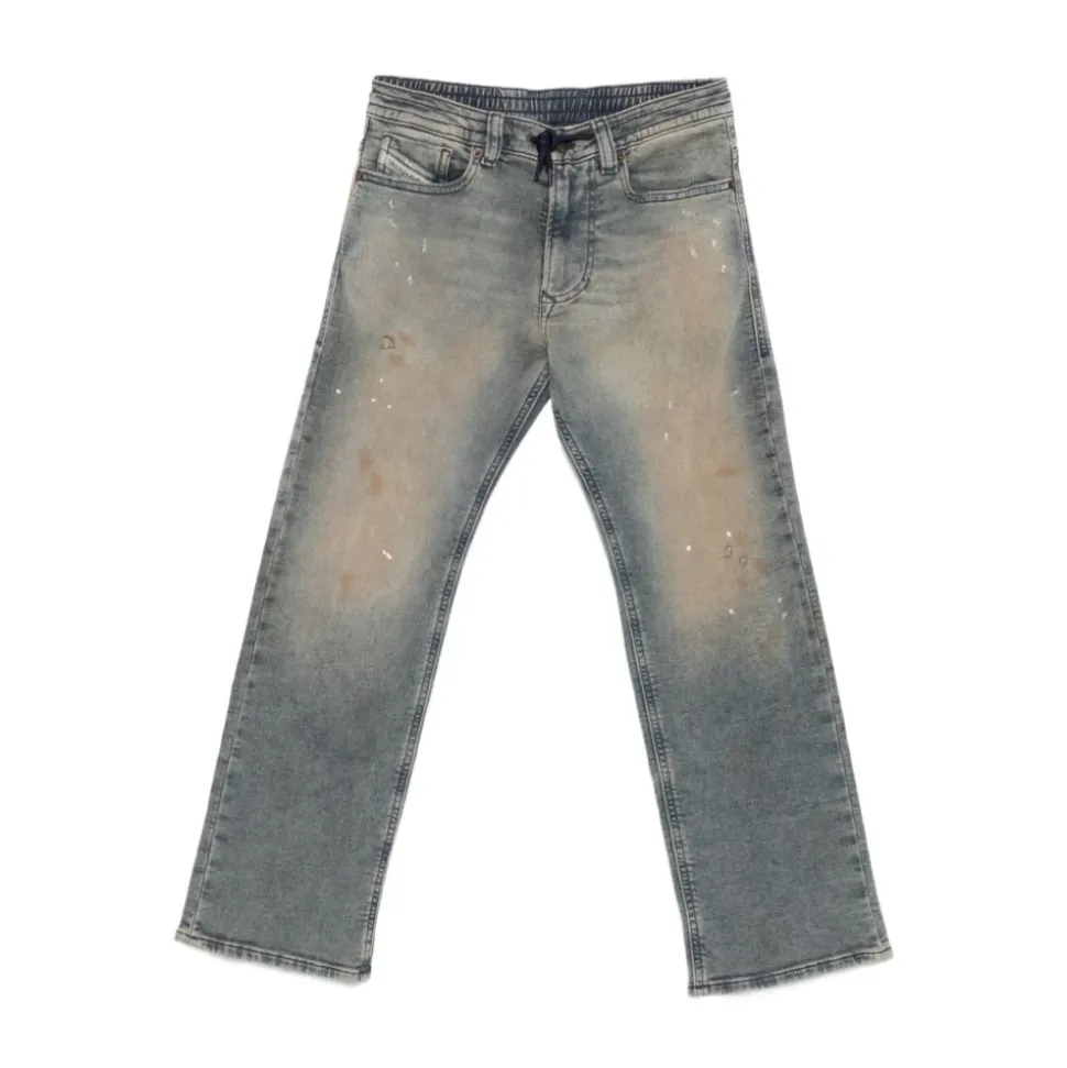 Jeans à effet usé