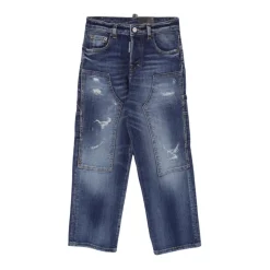 Jeans Enfants à Patches Déchirés Stylish