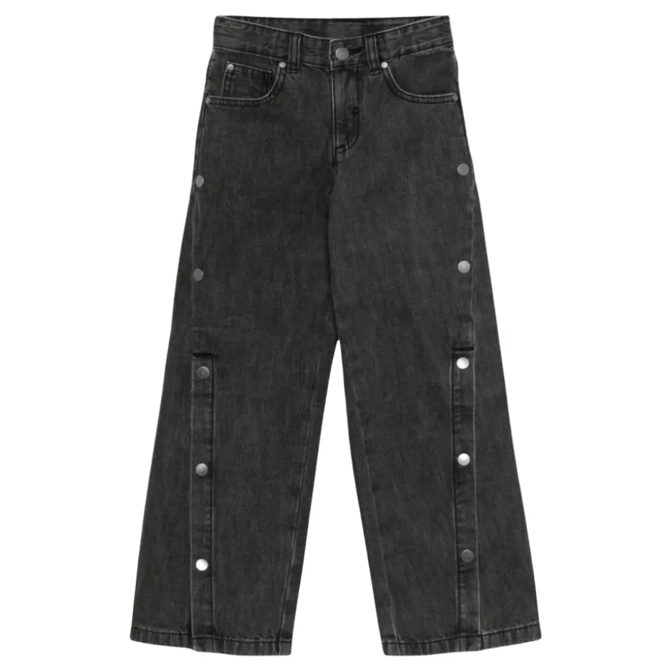 Jeans à logo brodé