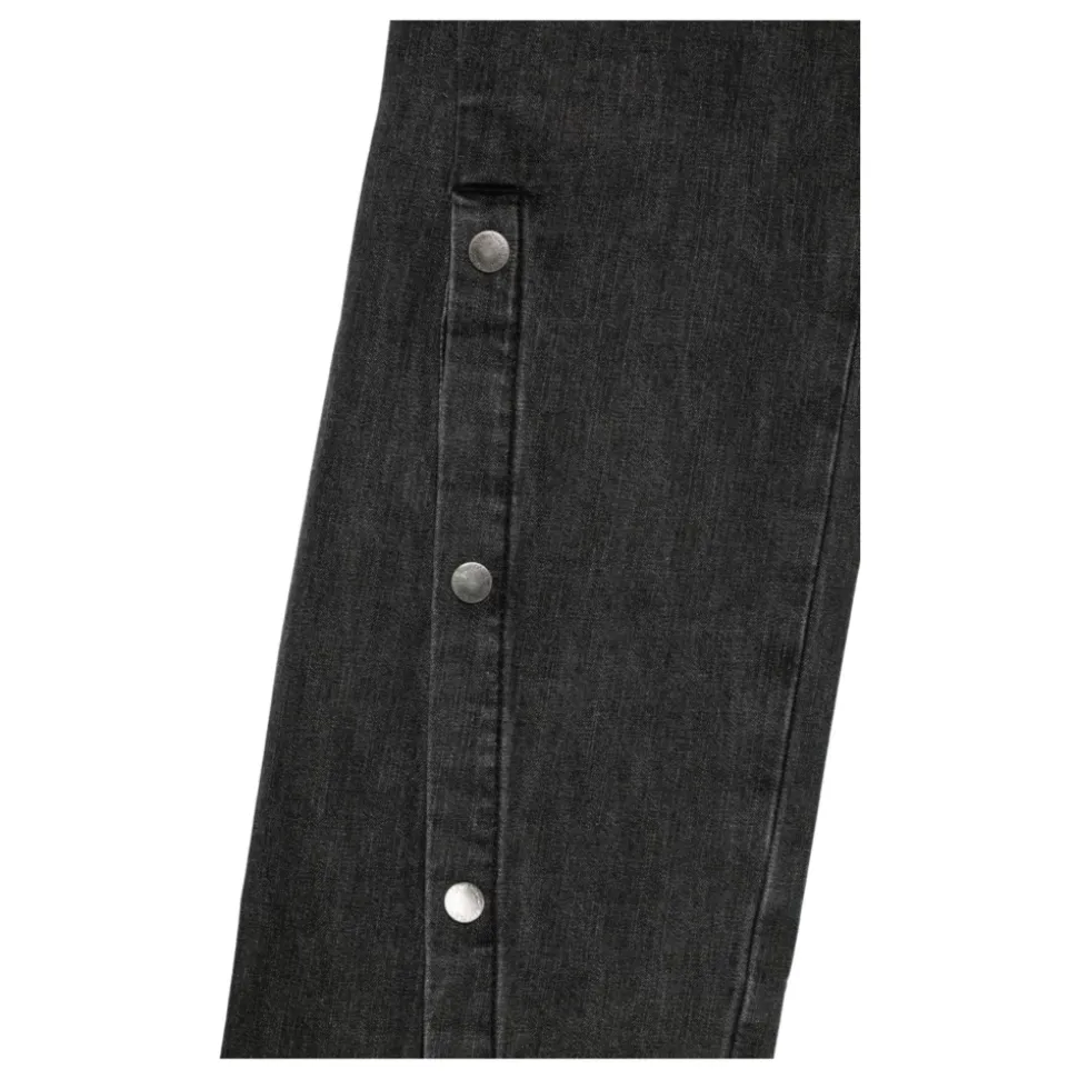 Jeans à logo brodé