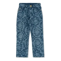 Jeans à motif baroque
