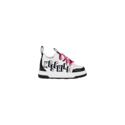 Leather Sneakers with Logo