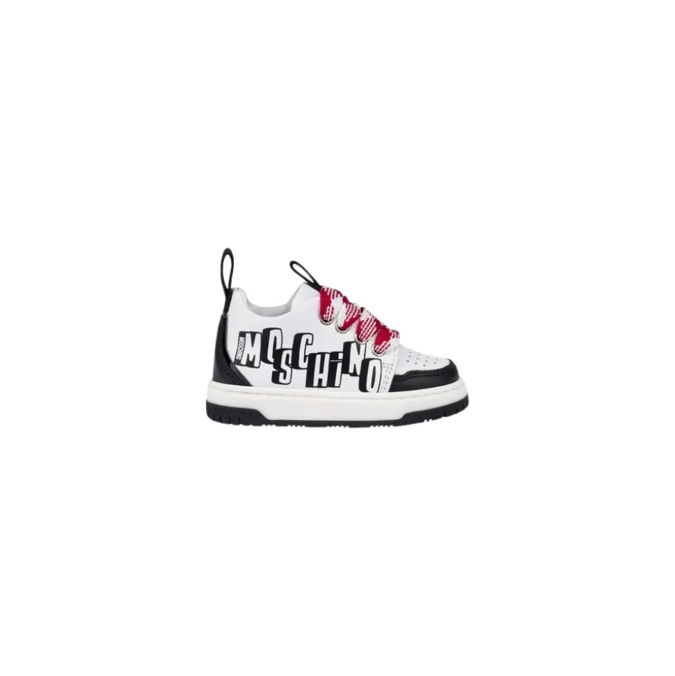 Leather Sneakers with Logo