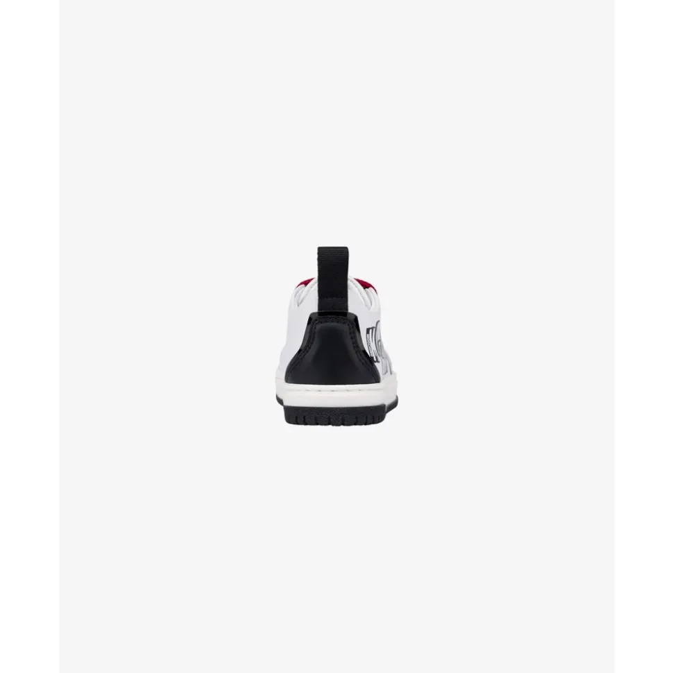 Leather Sneakers with Logo