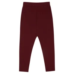 Leggings Enfant Bordeaux avec Logo Blanc