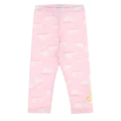 Leggings en jersey de coton imprimé nuages