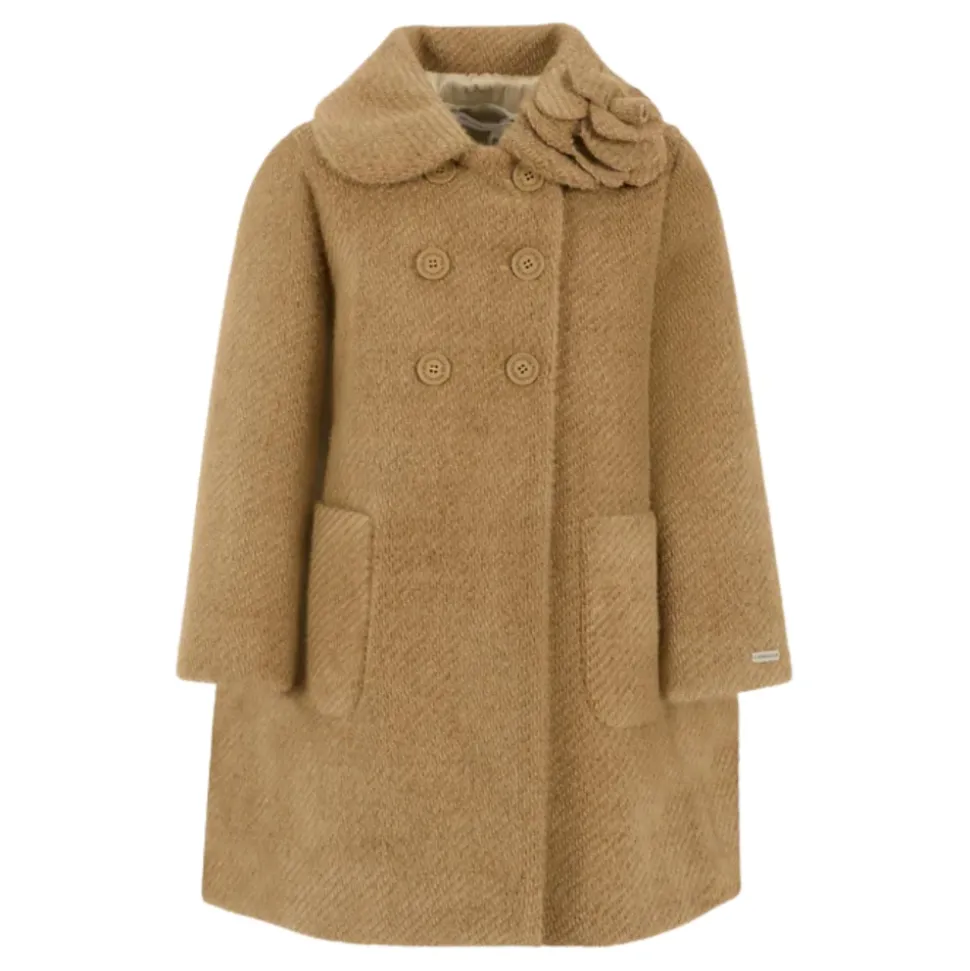 Manteau à Appliqués Floraux