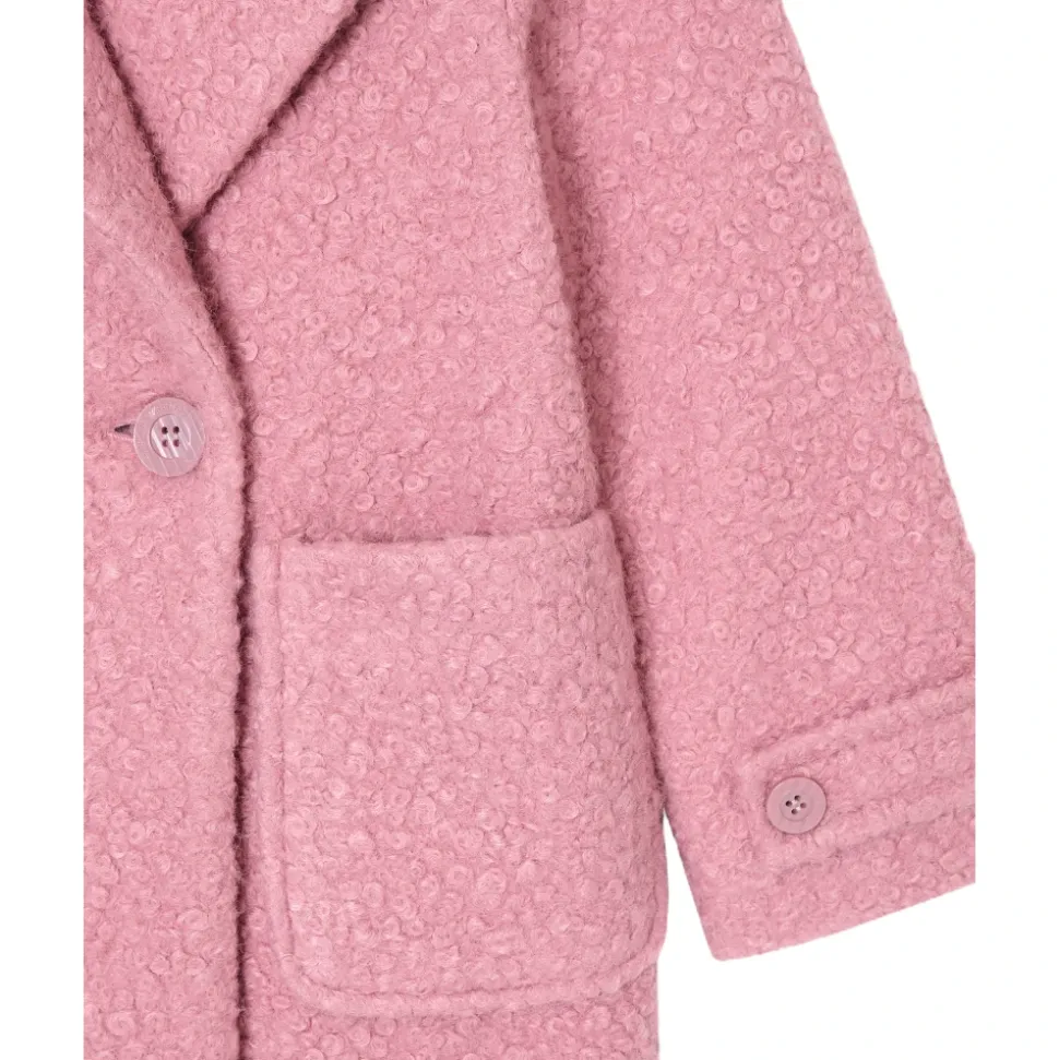 Manteau Bouclette Croisé