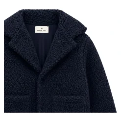 Manteau effet sherpa