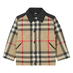 Manteau Enfant à Carreaux Vintage
