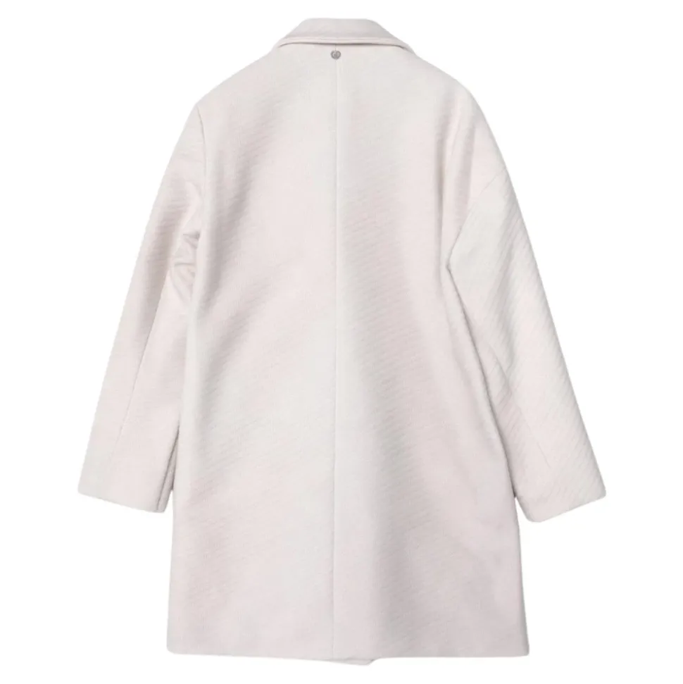 Manteau Rayé Croisé
