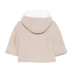 Manteau Tricoté Doublé en Fausse Fourrure
