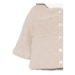 Manteau Tricoté Doublé en Fausse Fourrure