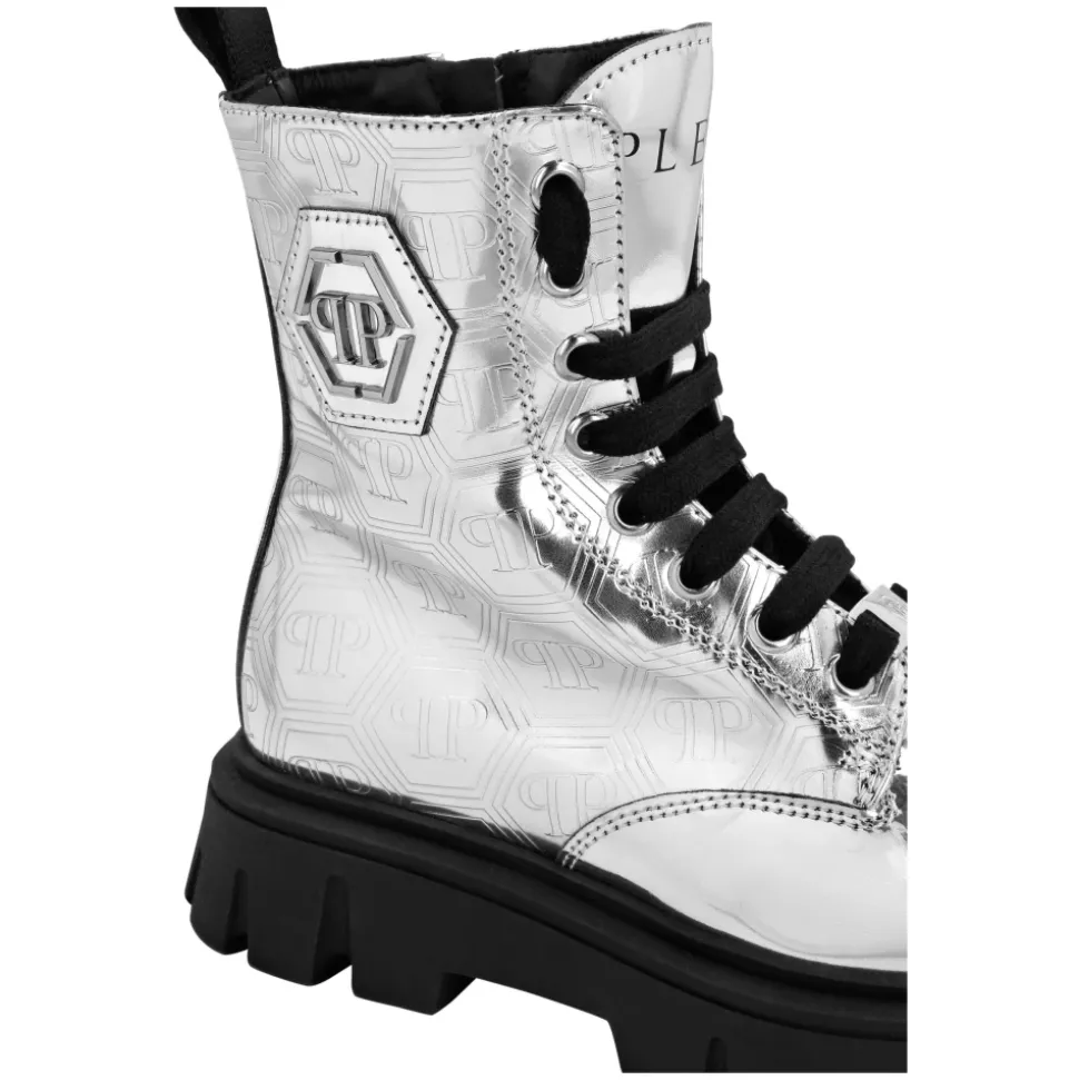 Mid Boots Hexagon Monogram