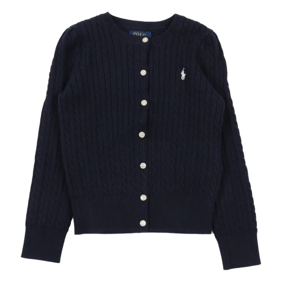 Mini Gilet en Tricot Torsadé