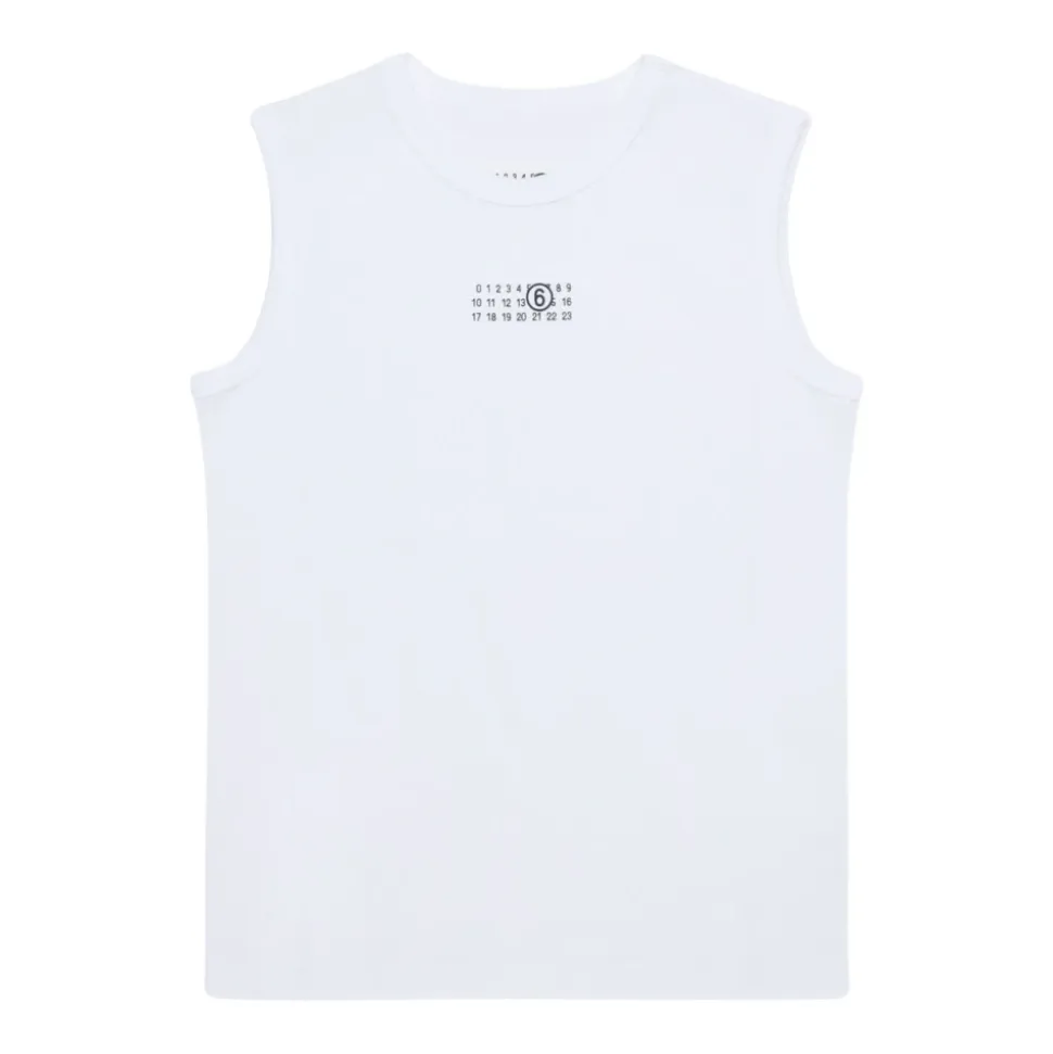 MM6 Maison Margiela T-shirts et polos blanc