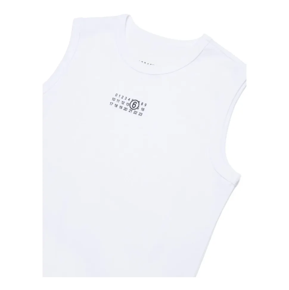 MM6 Maison Margiela T-shirts et polos blanc